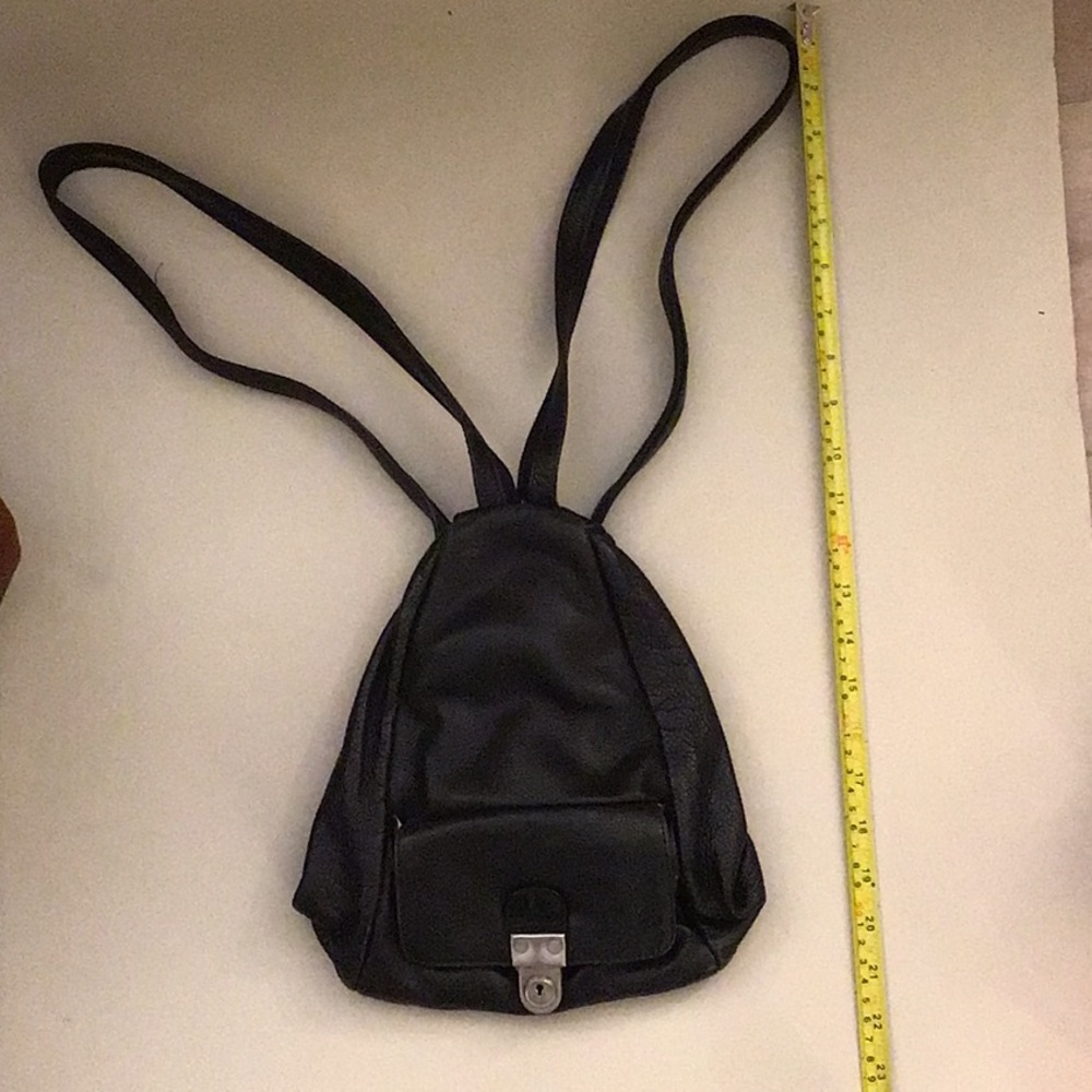 Leather back pack